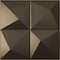 Ekena Millwork 19 5/8in. W x 19 5/8in. H Ellis EnduraWall Decorative 3D Wall Panel Covers 2.67 Sq. Ft. WP20X20ELCDB - alternate 1